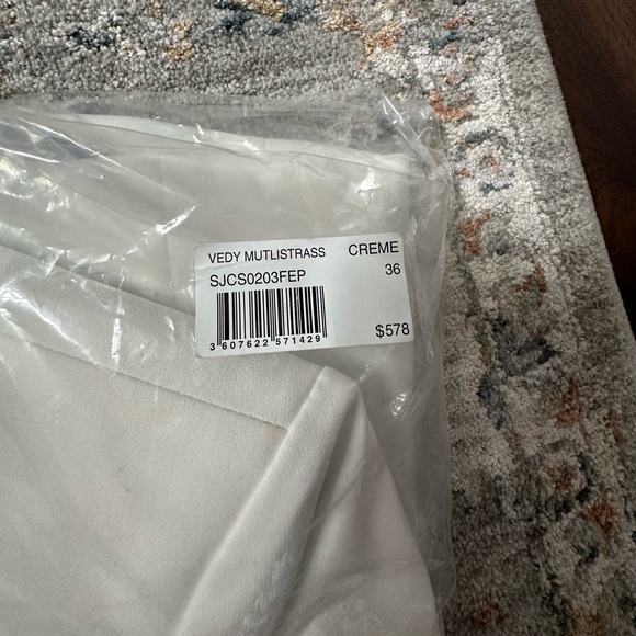 ‼️RARE‼️ 🎸Zadig & Voltaire🎸 Vedy Jeweled Star Blazer in Creme - Picture 3 of 5